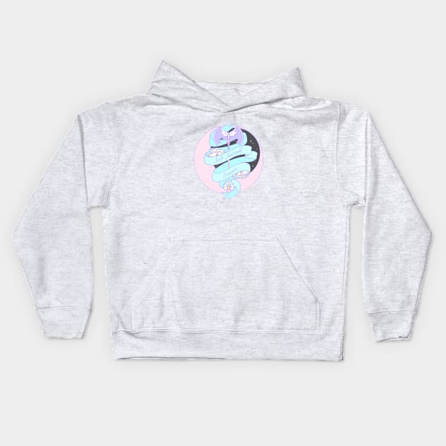 Stop Asexual Erasure Kids Hoodie by Cosmic Queers